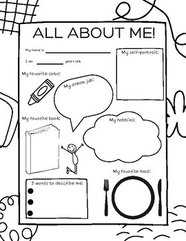 All About Me by The Fulfilled Classroom | TPT