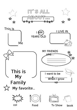 All About Me by Dameon Hettinger | TPT