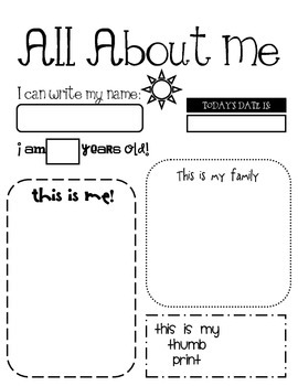 All About Me by Julie Desmarais | TPT
