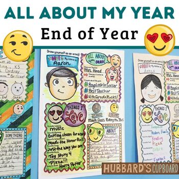 Preview of All About Me - End of Year Activities - Bulletin Boards - Writing Prompts