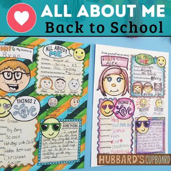 Preview of All About Me - End of Year Activities - Bulletin Boards Craft - Writing Prompts