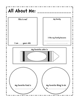 All About Me by Teacher Neicca | TPT