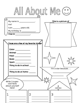 All About Me by Michelle Watson | Teachers Pay Teachers