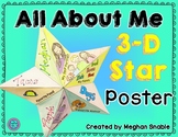 All About Me 3-D Star Poster