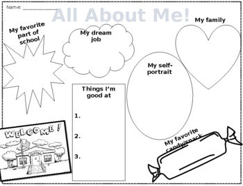 All About Me by Kayla Palfrey | TPT