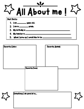 All About Me by Learningwithlolo | TPT
