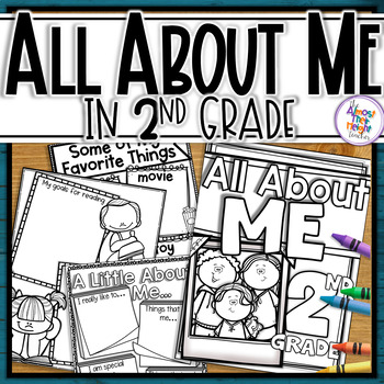 Preview of A Back to School All About Me Activity Book for 2nd Grade