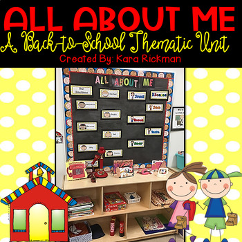 Preview of All About Me: A Back to School Thematic Unit
