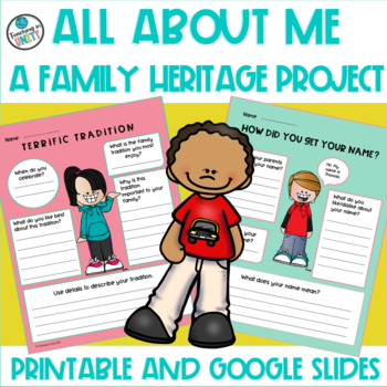 Preview of All About Me  A Family Heritage Project