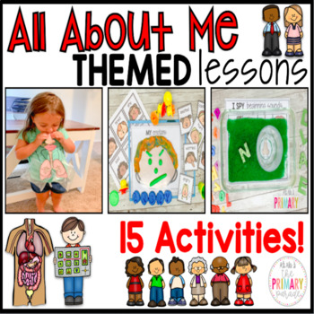 Preview of All About Me Activities