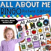 All About Me Activities- BINGO Picture Edition