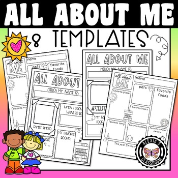 All About Me Worksheets | Back to School by Alexia's Classroom | TPT