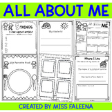 All About Me Activities | Back to School