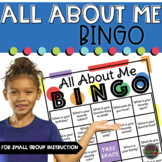 All About Me Activities- Bingo