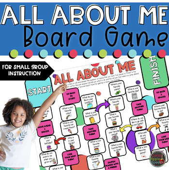 Preview of All About Me Activities- Board Game