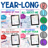 All About Me Activities ENTIRE YEAR Bundle