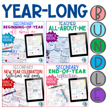 Preview of All About Me Activities ENTIRE YEAR Bundle