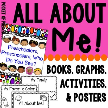 Preview of All About Me Activities, Graphs, and More for Preschool, Pre-K, and Kindergarten