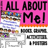 All About Me Activities, Graphs, and More for Preschool, P