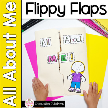 Preview of All About Me Project Writing Craft Activities | Kindergarten 1st Grade Worksheet