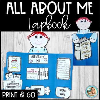 All About Me Worksheet Activities | Lapbook | Back to School | TPT