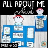 All About Me Worksheet Activities | Lapbook | Back to School