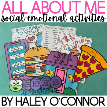 Preview of All About Me Activities {Social-Emotional Learning For Back to School}