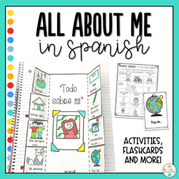 Preview of All About Me Activities in Spanish - Todo sobre mi