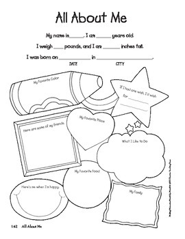All About Me Activity by Creative Teaching Press Printables | TpT