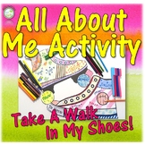 Middle School All About Me Activity - Take a Walk in my Shoes