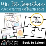 All About Me Activity | Back to School Puzzle Bulletin Board