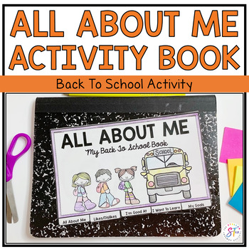 All About Me Activity Book by The Stellar Teacher Company | TpT