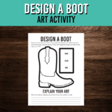 All About Me Activity | Design a Cowboy or Cowgirl Boot Ar