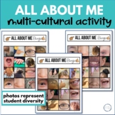 All About Me Activity Multi-Cultural Bingo Game