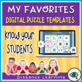 All About Me: Back to School PowerPoint Puzzle Activity