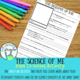 All About Me Activity - The Science of Me