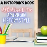 All About Me: American History Style Class Introduction Activity
