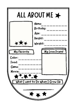 All About Me Arch Down by Arny Rudd | TPT
