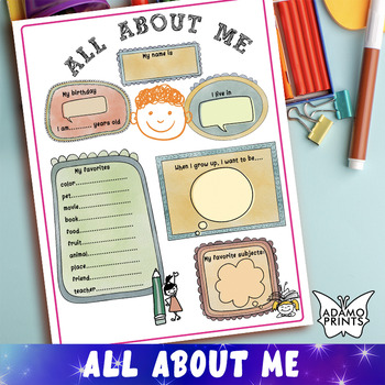 All About Me Art Phone Get to Know Me Fun Back to School Activity