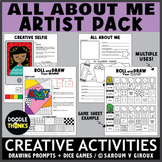 All About Me Artist Creative Pack | Drawing and Coloring B