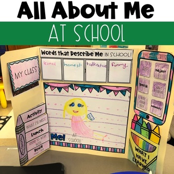 All About Me {At School} Lapbook/Project by Rulin' the Roost | TPT