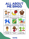 All About Me BINGO (Elementary)