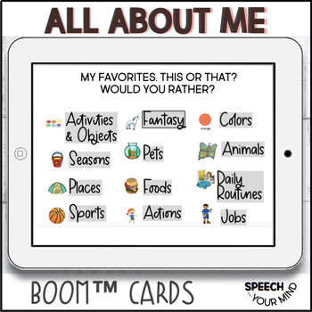 Preview of All About Me Boom™ Cards Would You Rather?  Icebreaker  This or That?