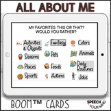 All About Me Boom™ Cards Would You Rather?  Icebreaker  Th
