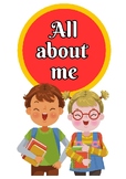 All About Me | Back To School Activity Booklet