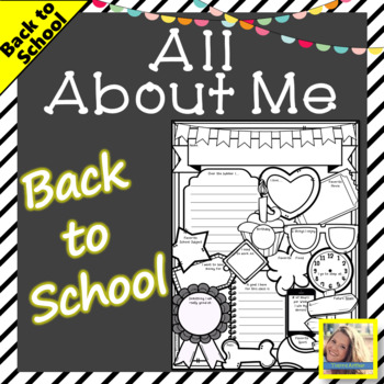 All About Me Back to School by Tiarra's Teaching Techniques | TPT