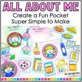 All About Me Back to School Activity - Pocket Classroom Display