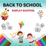 All About Me Back to School Activity - Worksheet & Bunting