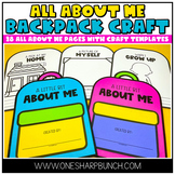 All About Me Back to School Backpack Craft and Writing Act