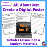 All About Me Back to School Digital Poster Lesson Plan